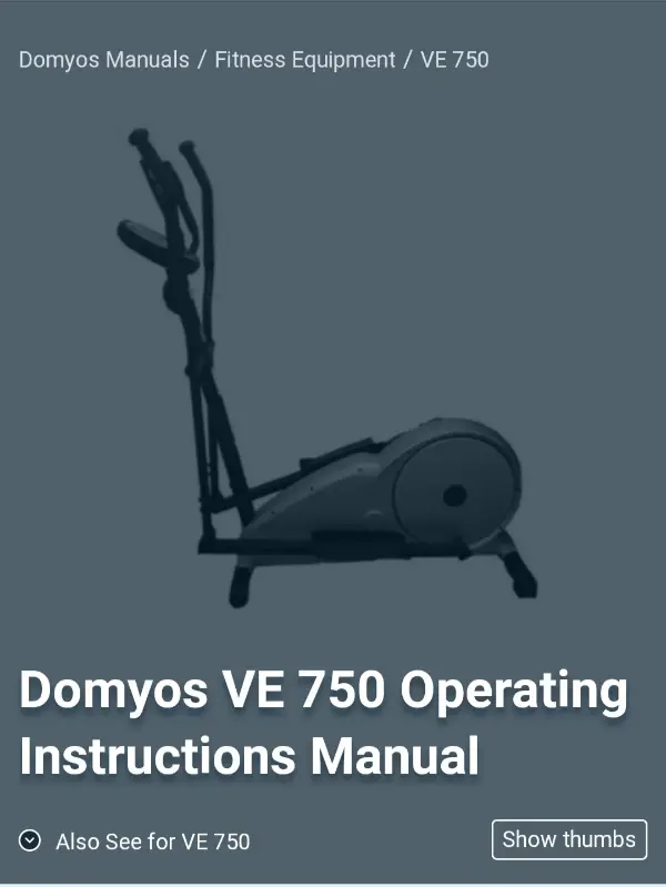 domyos ve 750